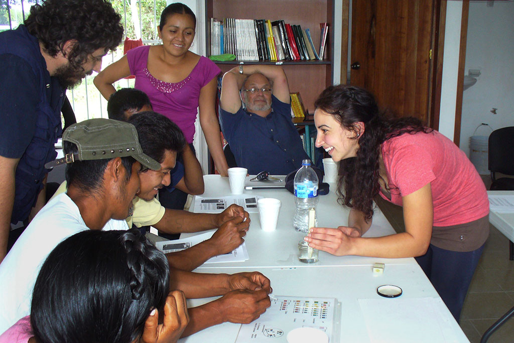 A MIT team holding a training sessions in Mexico