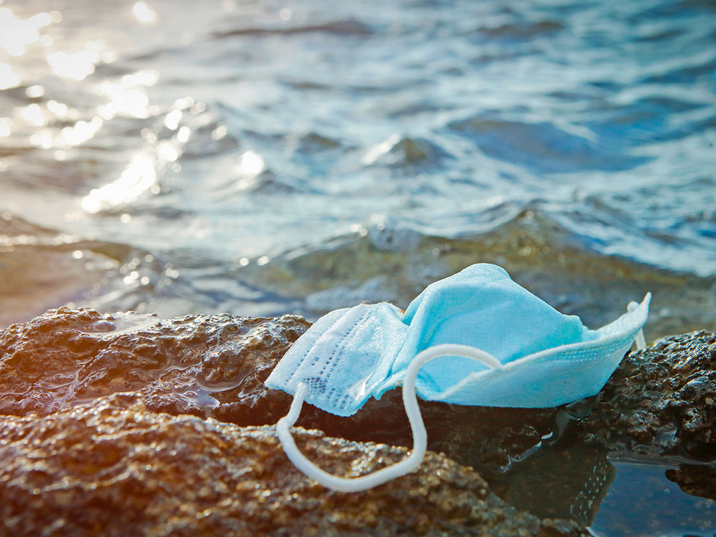 The Covid-19 pandemic is estimated to generate up to 7,200 tons of medical waste every day, much of which is disposable masks.