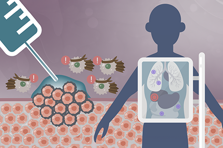 Immune action at a distance